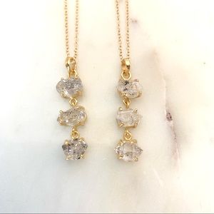 HERKIMER DIAMOND PENDANT NECKLACE